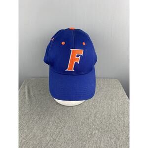 Florida‎ Gators Blue and Orange Baseball Hat with Adjustable Strap "F"